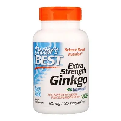 Doctor's Best Doctor’s Best Extra Strength Ginkgo, 120 mg, 120 capsule vegetale