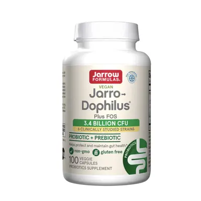 Jarrow Formulas Jarrow Jarro-Dophilus® + FOS, probiotice 3,6 miliarde, 6 tulpini de probiotice, 