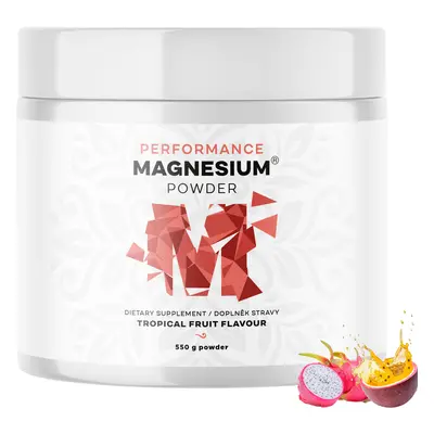 BrainMax Performance Magnesium® Powder, magneziu bisglicinat în pulbere, 90 doze, 550 g Aromă: F