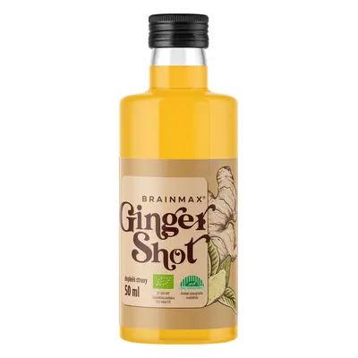 BrainMax Pure Ginger Shot, suc de ghimbir cu turmeric, BIO Volum: 50 ml