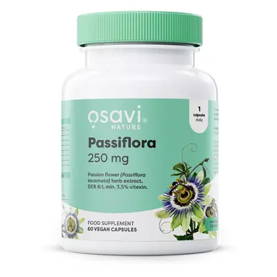 Osavi Passiflora, extract standardizat de pasifloră, 250 mg, 60 capsule vegetale