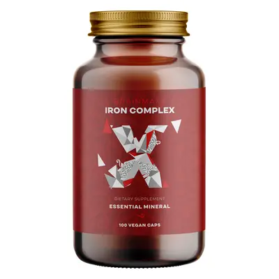 BrainMax Iron Complex, bisglicinat de fier, 25 mg, 100 de capsule vegetale