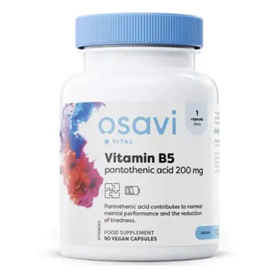 Osavi Vitamina B5, acid pantotenic, 200 mg, 90 capsule vegetale