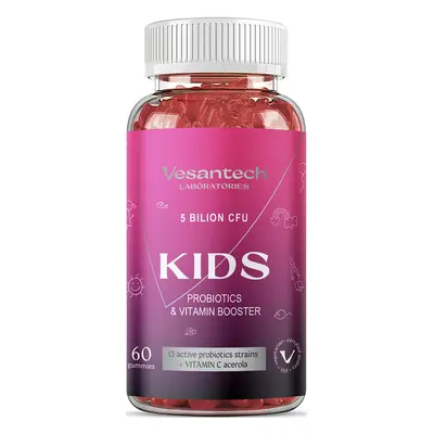 Vesantech Kids, probiotic pentru copii, 5 miliarde CFU, 60 de gume