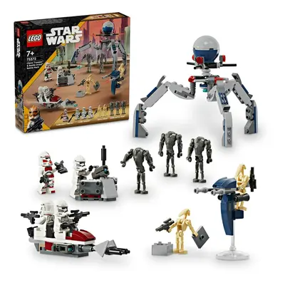 LEGO® Star Wars™ - Pachet de lupta Clone Trooper™ si droid de lupta 75372, 215 piese