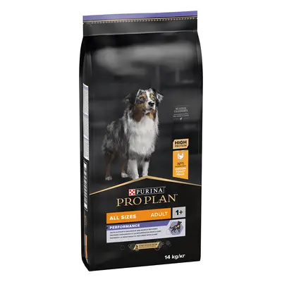 PURINA Pro Plan Performance Adult S-XL, Pui, hrană uscată câini, activitate intensă, 14kg