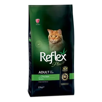 REFLEX Plus, Pui, hrană uscată pisici, 15kg