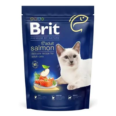 BRIT Premium by Nature, Somon, hrană uscată pisici, 800g