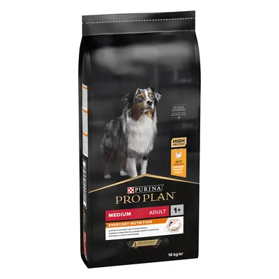 PURINA Pro Plan Adult M, Pui, hrană uscată câini, 14kg