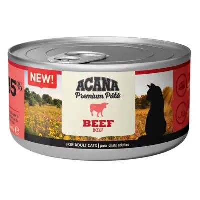 ACANA Premium Pate, Vită, conservă hrană umedă fără cereale pisici, (pate), 85g