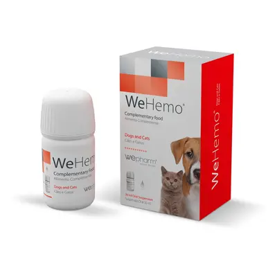 WEPHARM WeHemo, suplimente cardio-vasculare câini și pisici, suspensie orală, 30ml