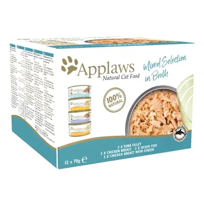 APPLAWS Supreme Collection Multipack, arome (Ton, Pui, Peste Oceanic, Pui și Brânză), pachet mix