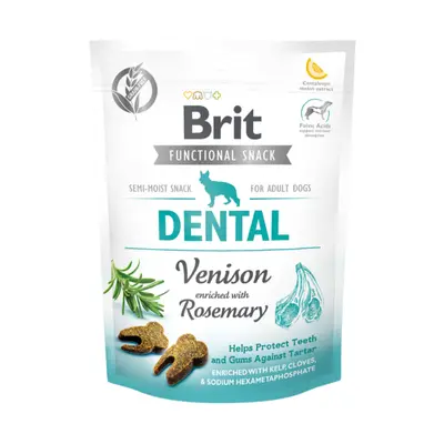 BRIT Care Functional Snack Dental, Vânat cu Rozmarin, recompense funționale fără cereale câini, 