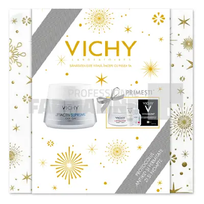 Vichy Trusa Xmas 2023 Liftactiv Supreme Crema de fata antirid pentru ten normal si mixt 50 ml + 