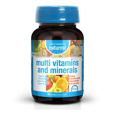 Multivitamine si Minerale 60 capsule gelatinoase moi