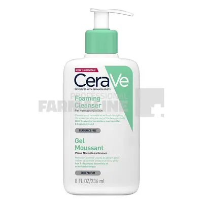 CeraVe Gel de curatare spumant pielea normal - grasa 236 ml