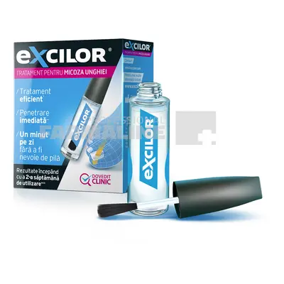 Excilor Solutie tratament pentru micoza unghiei 3,3 ml