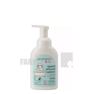 Gerovital Kids Spuma delicata spalare bebe 300 ml