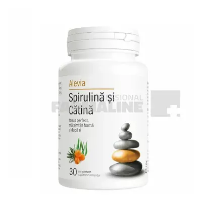 Alevia Spirulina si catina 30 comprimate