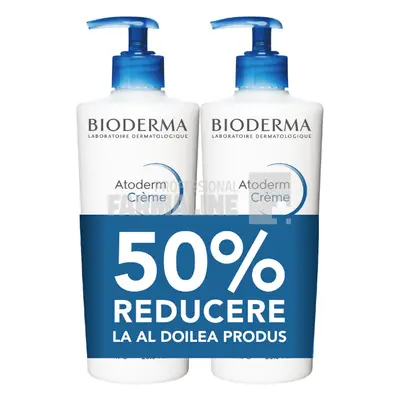 Bioderma Atoderm Crema parfumata 500 ml Oferta 1 + 1 - 50% Din al II - lea