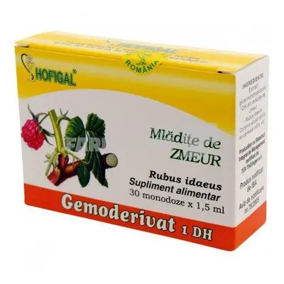 Gemoderivat 1 DH mladite de zmeur 30 monodoze