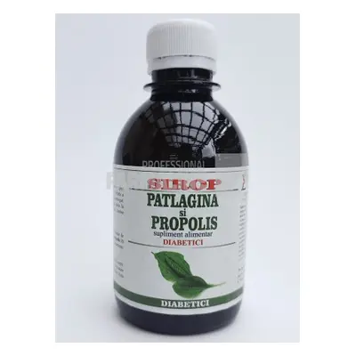 Sirop patlagina si propolis pentru diabetici 200 ml