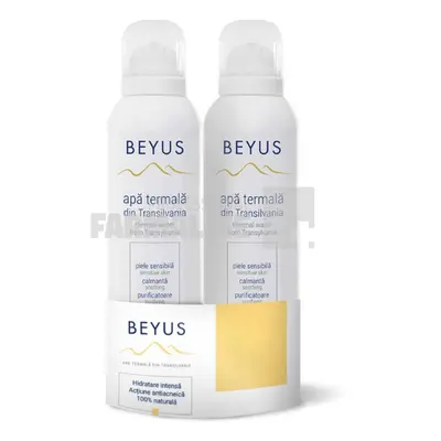 Beyus Pachet Apa termala 250 ml 2 bucati Oferta -50% Din al II lea