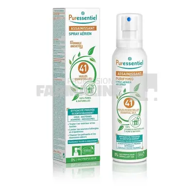 Puressentiel Pulverizator de purificare a aerului cu 41 uleiuri esentiale 200 ml