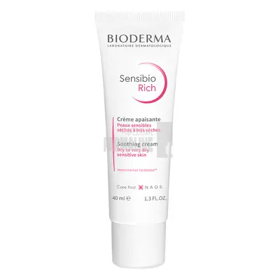 Bioderma Sensibio Rich Crema ten sensibil 40 ml