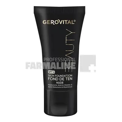 Gerovital Beauty Fond de ten Nude SPF10 30 ml