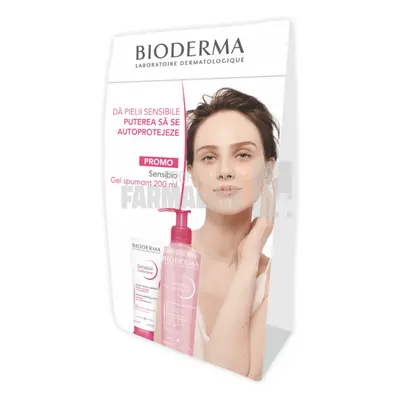 Bioderma Sensibio Pachet Defensive Legere crema 40 ml + Sensibio Gel spumant 200 ml