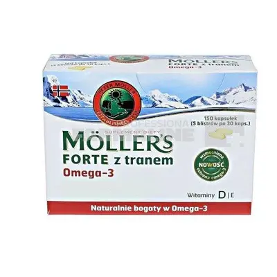 Moller's Forte cu Omega 3 150 capsule