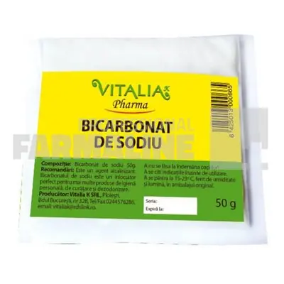 Vitalia Pharma Bicarbonat de sodiu 50 g