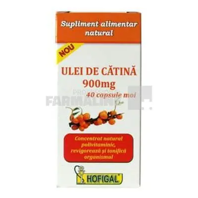 Ulei de catina 900 mg 40 capsule moi