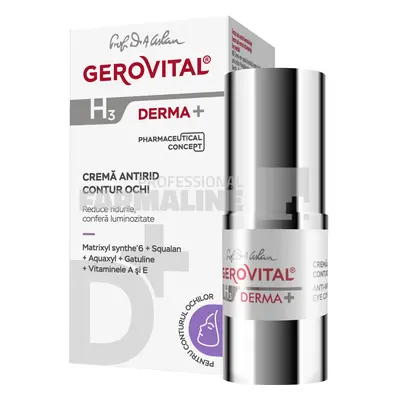 Gerovital H3 Derma+ Crema antirid contur ochi 15 ml