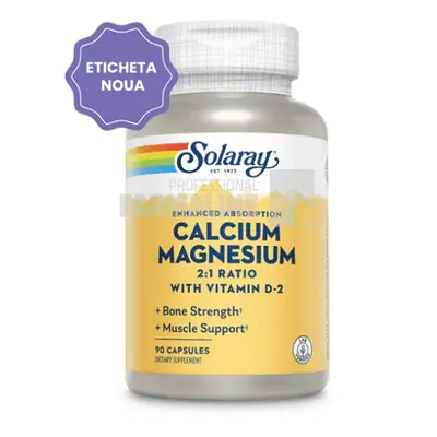 Calciu, Magneziu si Vitamina D 90 capsule