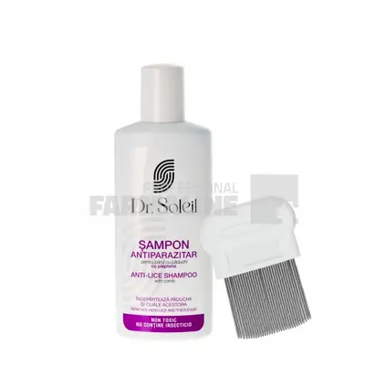 Dr. Soleil Sampon antiparazitar 200 ml + 1 Pieptene