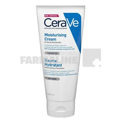 CeraVe Crema hidratanta pentru fata si corp piele uscata 177 ml