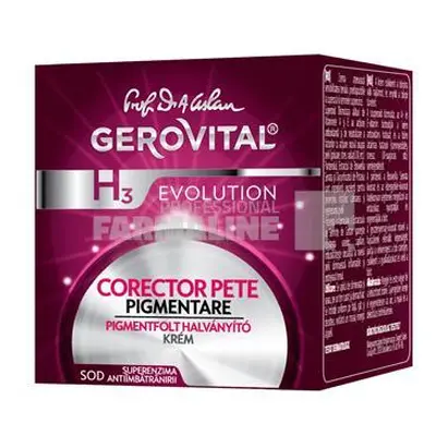 Gerovital H3 Evolution Corector pete pigmentare 50 ml