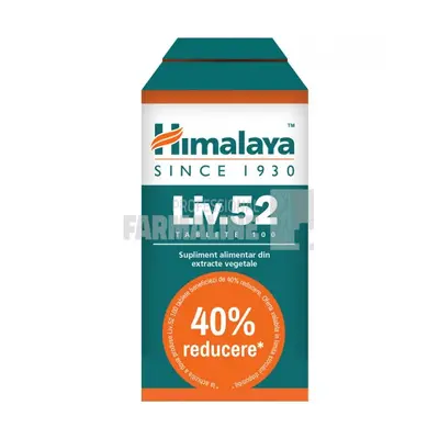 Liv 52 100 comprimate Oferta 1 + 1 - 40% La al II - lea produs