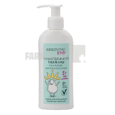 Gerovital Kids Crema hidratanta fata si corp 150 ml