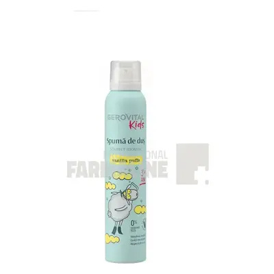 Gerovital Kids Spuma de dus Vanilla Puffs 200 ml