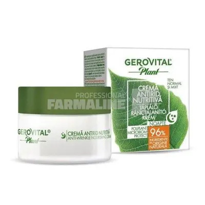 Gerovital Plant Microbiom Protect Crema antirid nutritiva 50 ml