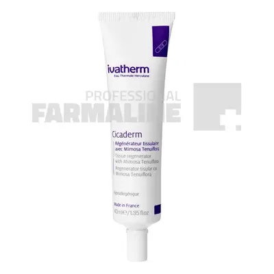 Ivatherm Cicaderm Crema cicatrizanta si reparatoare 40 ml