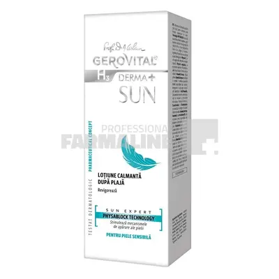 Gerovital H3 Derma Sun Lotiune calmanta dupa plaja 150 ml