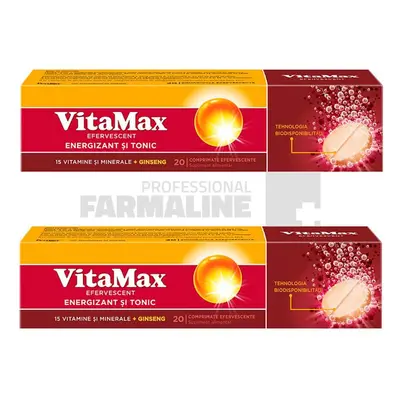 Vitamax Efervescent 20 comprimate Oferta 2 la pret de 1