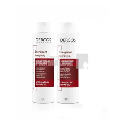 Vichy Dercos Pachet Sampon energizant impotriva caderii parului 200 ml 1 + 1