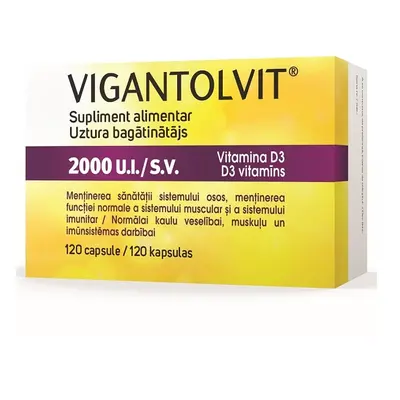 Vigantolvit 2000 U.I./S.V. Vitamina D3 120 capsule