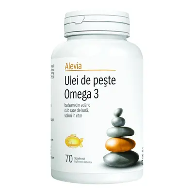 Alevia Ulei de peste Omega 3 70 capsule moi