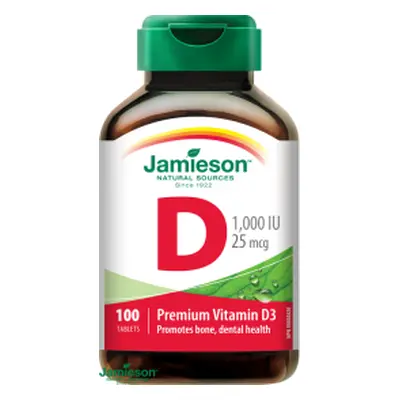 Jamieson Vitamina D3 1000UI 100 tablete